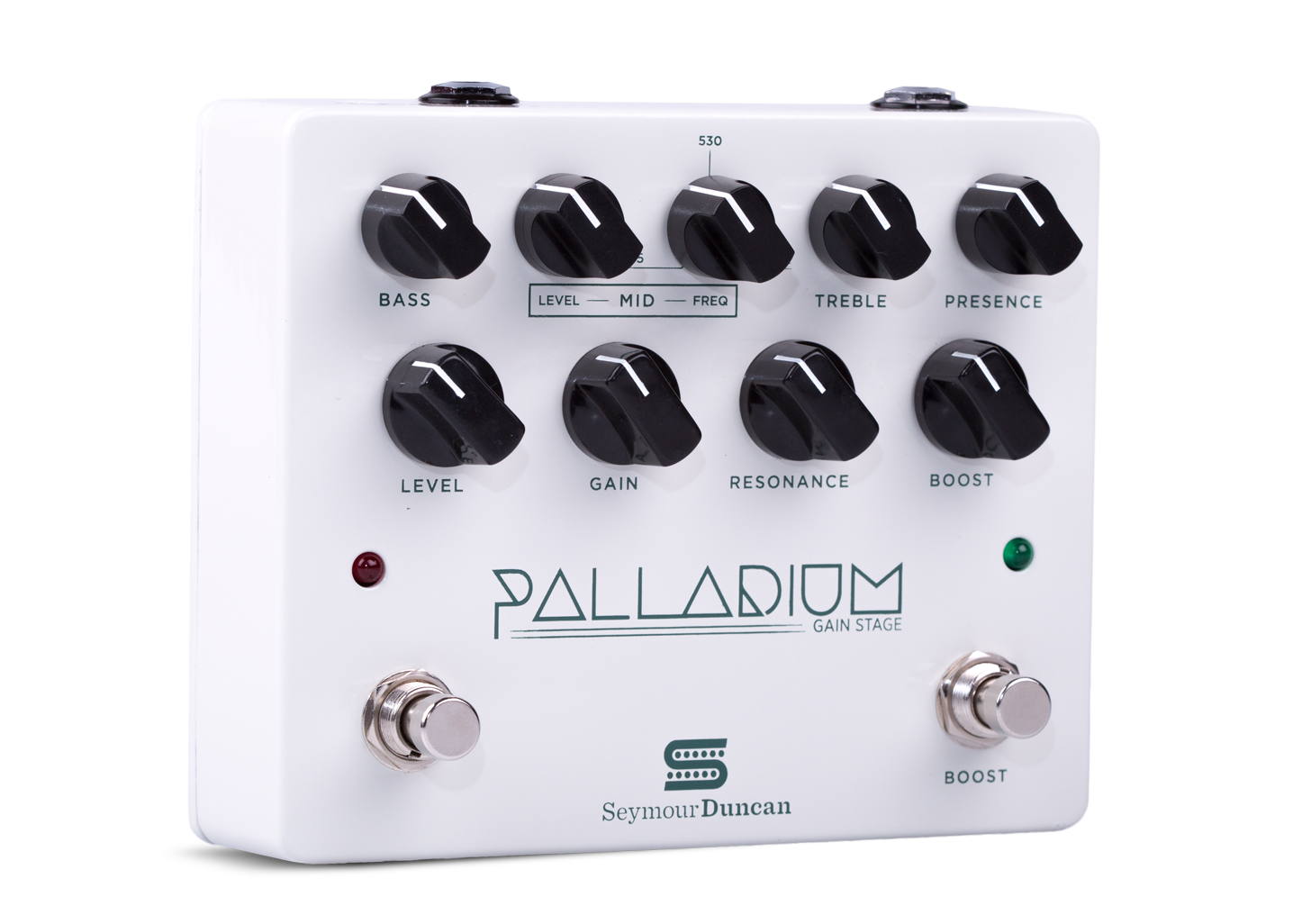 Palladium Gain Stage Pedal, White Palladium Gain Stage Pedal, White
