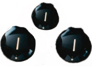 Black Jazz Bass/Mustang Knobs (set of 3) Black Jazz Bass/Mustang Knobs (set of 3)