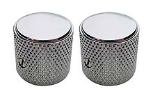 Tele®/P.Bass® Barrel Knobs, Chrome, (2 pcs.) Tele®/P.Bass® Barrel Knobs, Chrome, (2 pcs.)